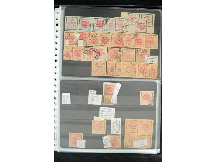 1876/1924 (ca.), riesiger Bestand von einigen tausend ungebrauchte und gebrauchten Marken, dabei viel besseres Material, aber