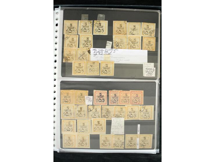 1876/1924 (ca.), riesiger Bestand von einigen tausend ungebrauchte und gebrauchten Marken, dabei viel besseres Material, aber