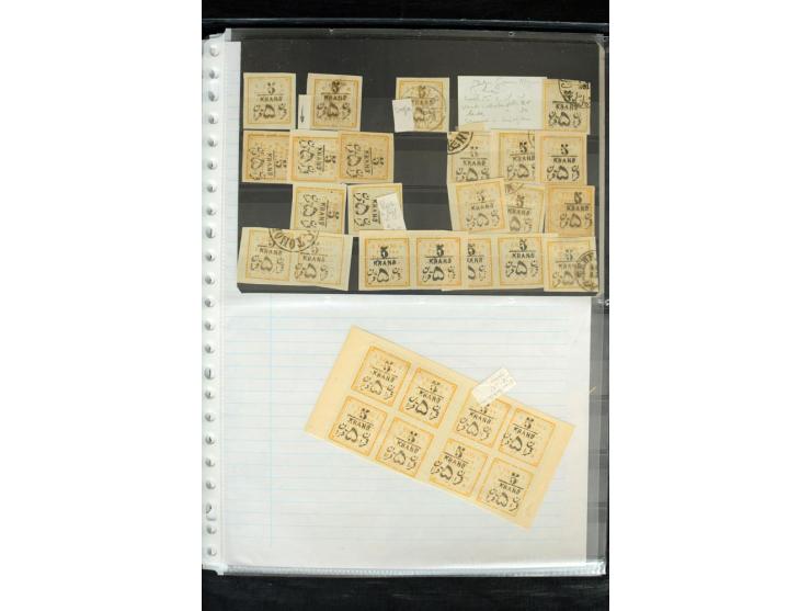 1876/1924 (ca.), riesiger Bestand von einigen tausend ungebrauchte und gebrauchten Marken, dabei viel besseres Material, aber