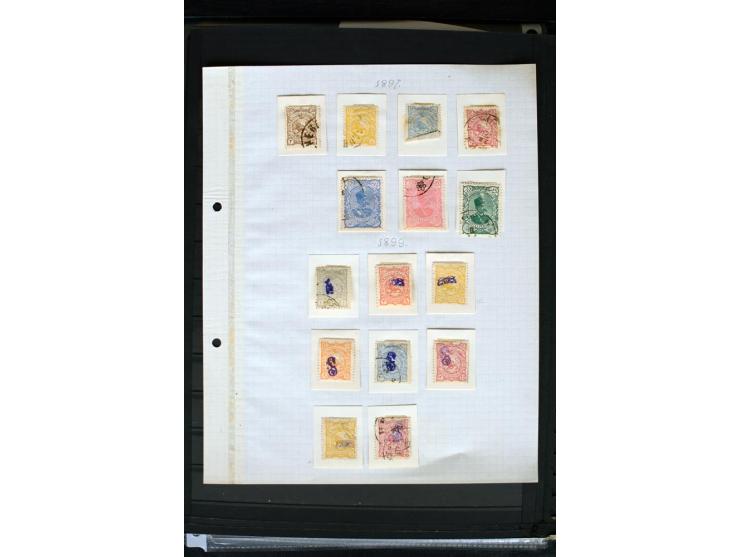 1876/1924 (ca.), riesiger Bestand von einigen tausend ungebrauchte und gebrauchten Marken, dabei viel besseres Material, aber