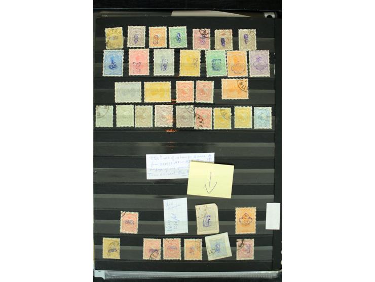 1876/1924 (ca.), riesiger Bestand von einigen tausend ungebrauchte und gebrauchten Marken, dabei viel besseres Material, aber
