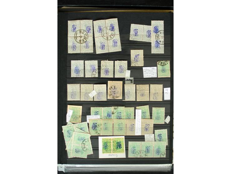 1876/1924 (ca.), riesiger Bestand von einigen tausend ungebrauchte und gebrauchten Marken, dabei viel besseres Material, aber