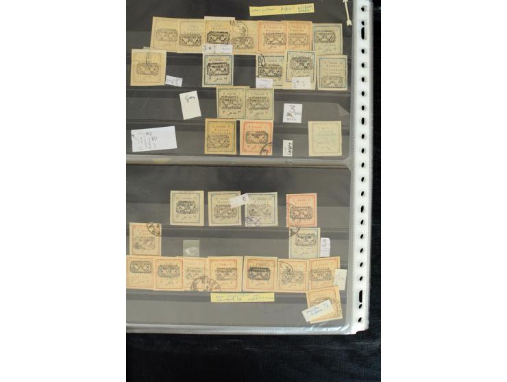 1876/1924 (ca.), riesiger Bestand von einigen tausend ungebrauchte und gebrauchten Marken, dabei viel besseres Material, aber