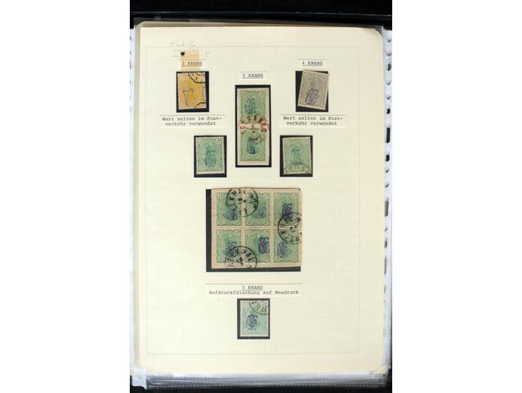 1876/1924 (ca.), riesiger Bestand von einigen tausend ungebrauchte und gebrauchten Marken, dabei viel besseres Material, aber