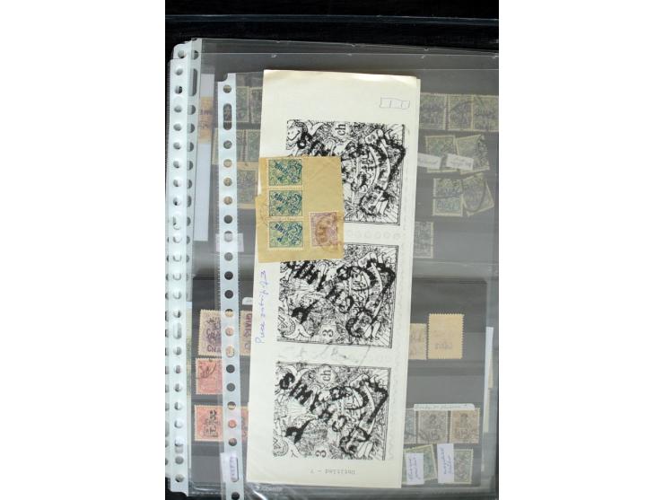1876/1924 (ca.), riesiger Bestand von einigen tausend ungebrauchte und gebrauchten Marken, dabei viel besseres Material, aber