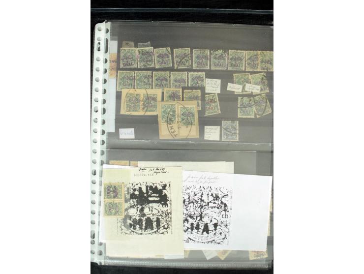 1876/1924 (ca.), riesiger Bestand von einigen tausend ungebrauchte und gebrauchten Marken, dabei viel besseres Material, aber