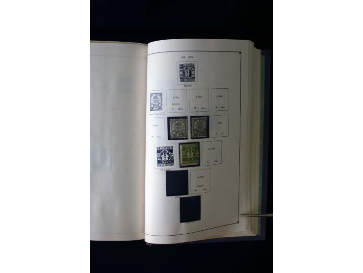 1872/1958, postfrische und ungebrauchte Sammlung mit u.a. Mi.-Nr. 144-47, 161-69, 180-83, 217 KLB, 222-24, 428A KLB, 475 KLB,