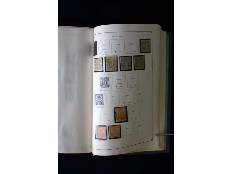 1872/1958, postfrische und ungebrauchte Sammlung mit u.a. Mi.-Nr. 144-47, 161-69, 180-83, 217 KLB, 222-24, 428A KLB, 475 KLB,