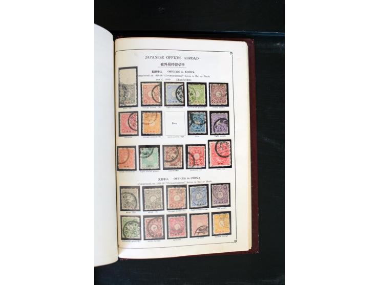 1872/1958, gestempelte Sammlung mit u.a. Mi.-Nr. 129, 144-47, 217 KLB, 428A KLB, Bl.1, 5, 6, 9, 17, 28, 32, 38 etc., dazu Pos
