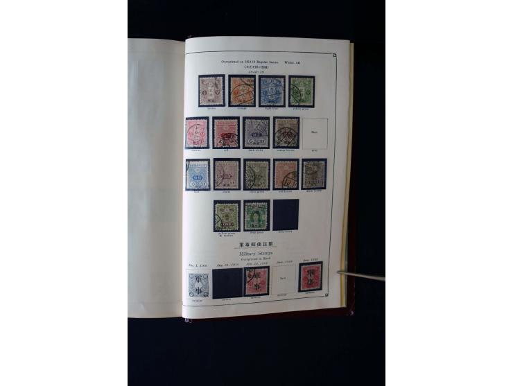 1872/1958, gestempelte Sammlung mit u.a. Mi.-Nr. 129, 144-47, 217 KLB, 428A KLB, Bl.1, 5, 6, 9, 17, 28, 32, 38 etc., dazu Pos