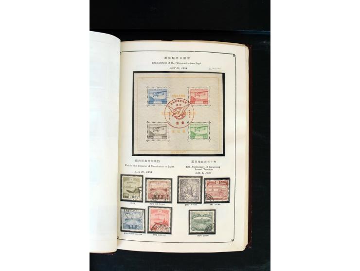 1872/1958, gestempelte Sammlung mit u.a. Mi.-Nr. 129, 144-47, 217 KLB, 428A KLB, Bl.1, 5, 6, 9, 17, 28, 32, 38 etc., dazu Pos