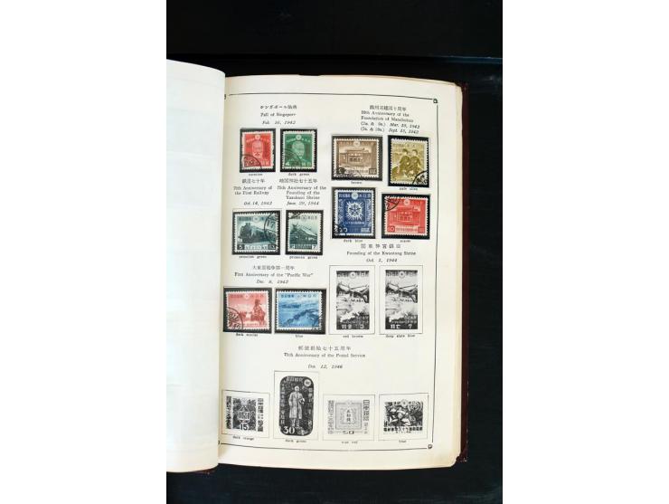 1872/1958, gestempelte Sammlung mit u.a. Mi.-Nr. 129, 144-47, 217 KLB, 428A KLB, Bl.1, 5, 6, 9, 17, 28, 32, 38 etc., dazu Pos