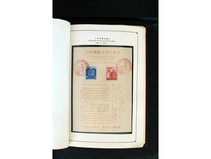 1872/1958, gestempelte Sammlung mit u.a. Mi.-Nr. 129, 144-47, 217 KLB, 428A KLB, Bl.1, 5, 6, 9, 17, 28, 32, 38 etc., dazu Pos