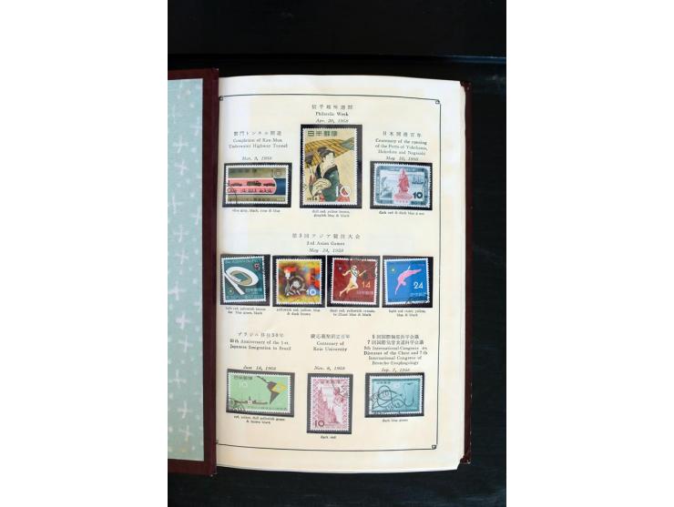 1872/1958, gestempelte Sammlung mit u.a. Mi.-Nr. 129, 144-47, 217 KLB, 428A KLB, Bl.1, 5, 6, 9, 17, 28, 32, 38 etc., dazu Pos