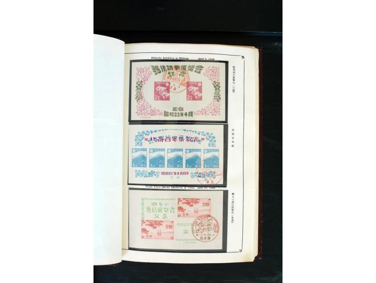 1872/1958, gestempelte Sammlung mit u.a. Mi.-Nr. 129, 144-47, 217 KLB, 428A KLB, Bl.1, 5, 6, 9, 17, 28, 32, 38 etc., dazu Pos
