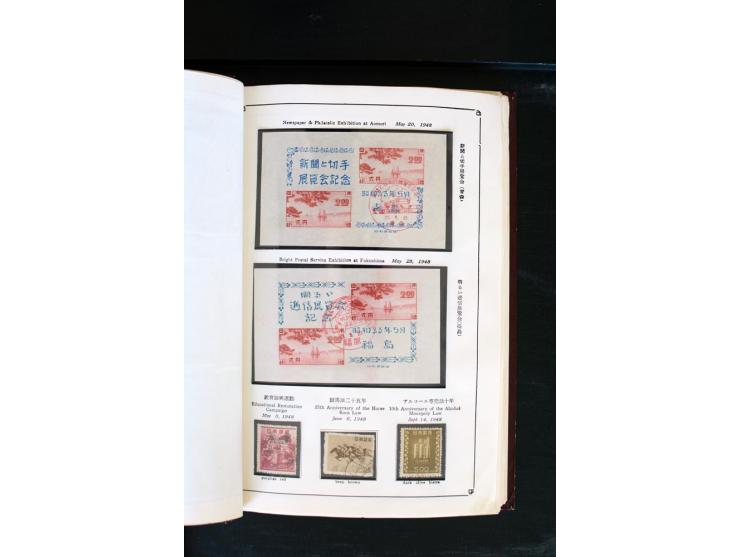 1872/1958, gestempelte Sammlung mit u.a. Mi.-Nr. 129, 144-47, 217 KLB, 428A KLB, Bl.1, 5, 6, 9, 17, 28, 32, 38 etc., dazu Pos