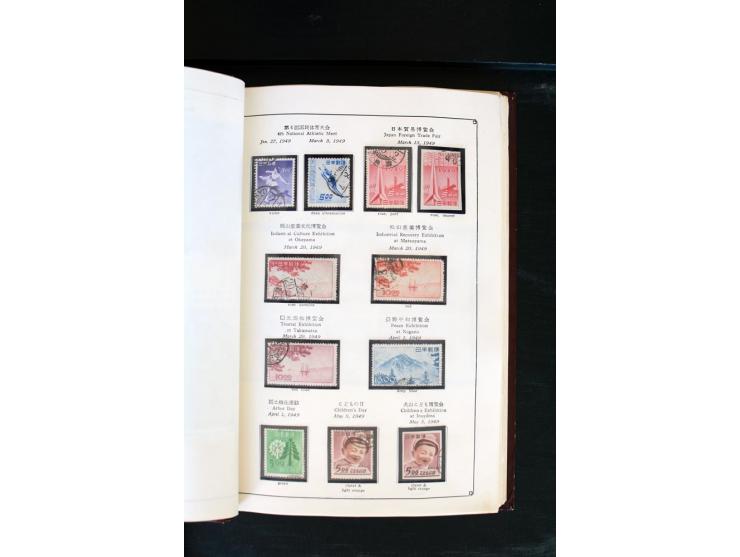 1872/1958, gestempelte Sammlung mit u.a. Mi.-Nr. 129, 144-47, 217 KLB, 428A KLB, Bl.1, 5, 6, 9, 17, 28, 32, 38 etc., dazu Pos