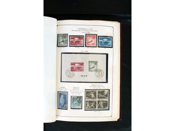 1872/1958, gestempelte Sammlung mit u.a. Mi.-Nr. 129, 144-47, 217 KLB, 428A KLB, Bl.1, 5, 6, 9, 17, 28, 32, 38 etc., dazu Pos