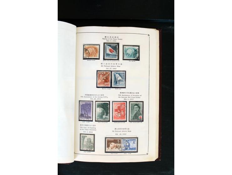 1872/1958, gestempelte Sammlung mit u.a. Mi.-Nr. 129, 144-47, 217 KLB, 428A KLB, Bl.1, 5, 6, 9, 17, 28, 32, 38 etc., dazu Pos