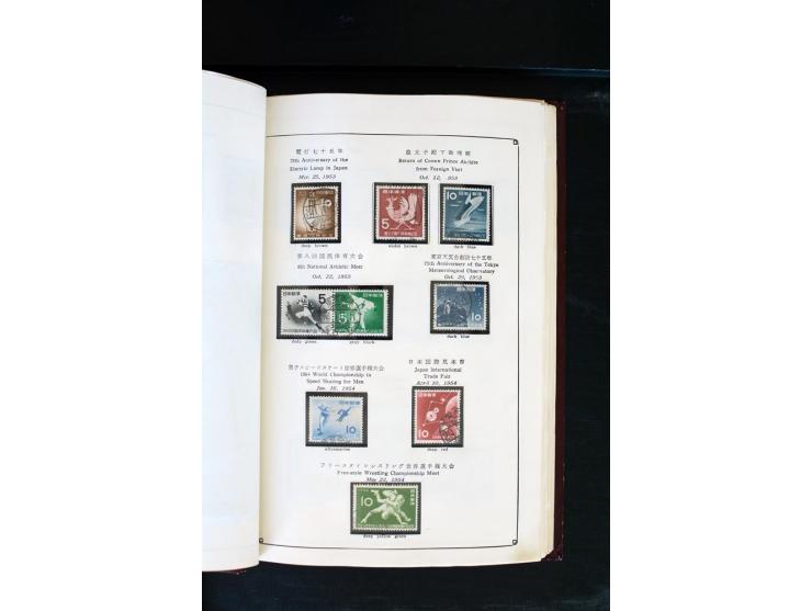 1872/1958, gestempelte Sammlung mit u.a. Mi.-Nr. 129, 144-47, 217 KLB, 428A KLB, Bl.1, 5, 6, 9, 17, 28, 32, 38 etc., dazu Pos