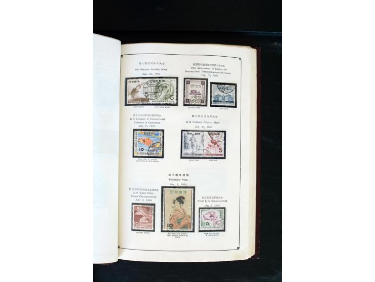 1872/1958, gestempelte Sammlung mit u.a. Mi.-Nr. 129, 144-47, 217 KLB, 428A KLB, Bl.1, 5, 6, 9, 17, 28, 32, 38 etc., dazu Pos