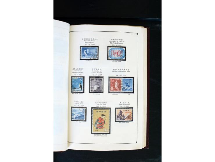 1872/1958, gestempelte Sammlung mit u.a. Mi.-Nr. 129, 144-47, 217 KLB, 428A KLB, Bl.1, 5, 6, 9, 17, 28, 32, 38 etc., dazu Pos