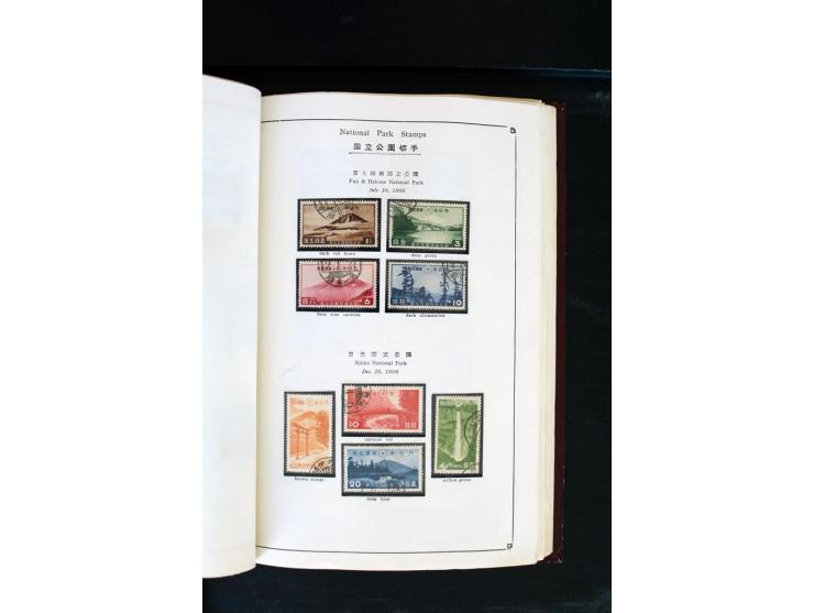 1872/1958, gestempelte Sammlung mit u.a. Mi.-Nr. 129, 144-47, 217 KLB, 428A KLB, Bl.1, 5, 6, 9, 17, 28, 32, 38 etc., dazu Pos
