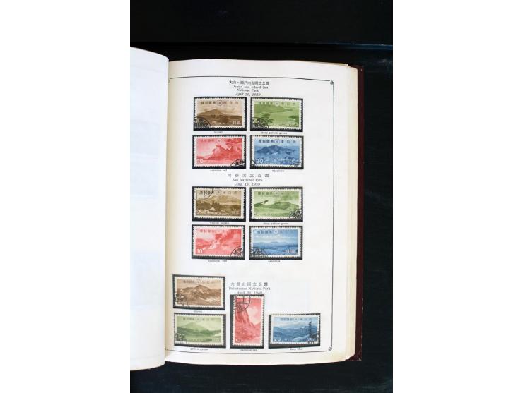 1872/1958, gestempelte Sammlung mit u.a. Mi.-Nr. 129, 144-47, 217 KLB, 428A KLB, Bl.1, 5, 6, 9, 17, 28, 32, 38 etc., dazu Pos