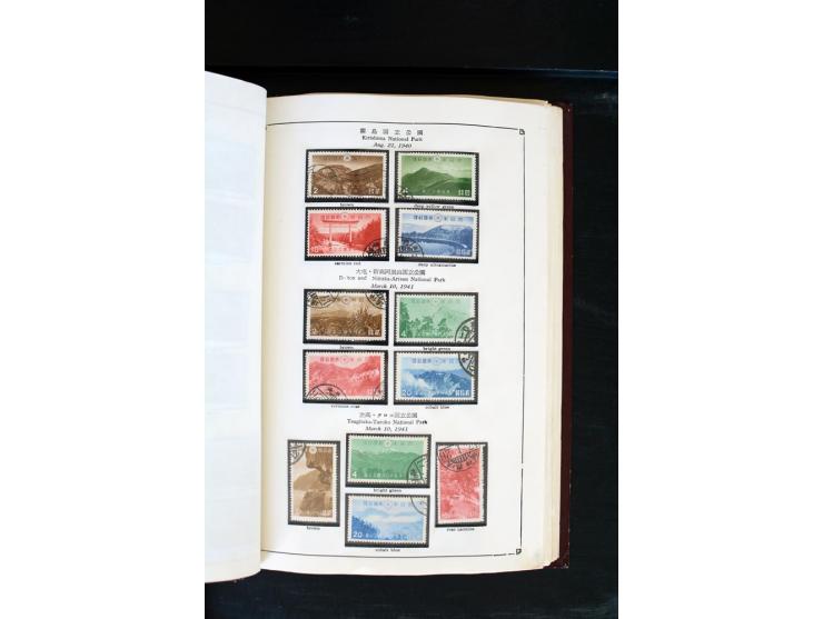 1872/1958, gestempelte Sammlung mit u.a. Mi.-Nr. 129, 144-47, 217 KLB, 428A KLB, Bl.1, 5, 6, 9, 17, 28, 32, 38 etc., dazu Pos