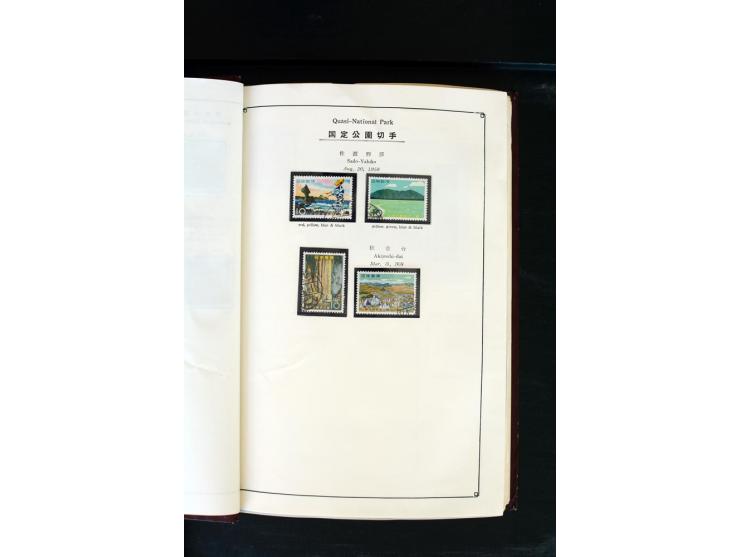 1872/1958, gestempelte Sammlung mit u.a. Mi.-Nr. 129, 144-47, 217 KLB, 428A KLB, Bl.1, 5, 6, 9, 17, 28, 32, 38 etc., dazu Pos