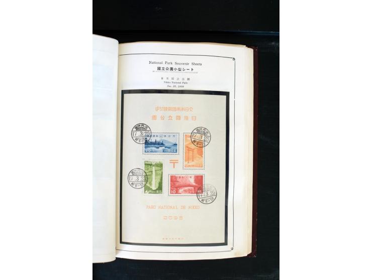 1872/1958, gestempelte Sammlung mit u.a. Mi.-Nr. 129, 144-47, 217 KLB, 428A KLB, Bl.1, 5, 6, 9, 17, 28, 32, 38 etc., dazu Pos
