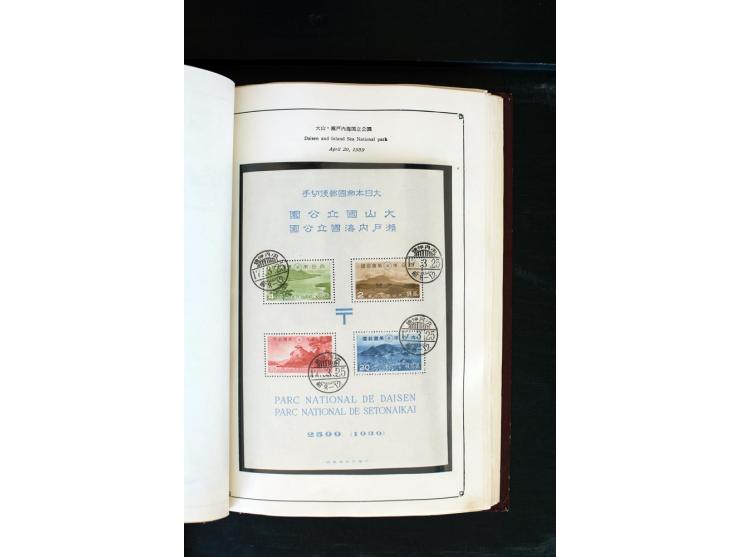 1872/1958, gestempelte Sammlung mit u.a. Mi.-Nr. 129, 144-47, 217 KLB, 428A KLB, Bl.1, 5, 6, 9, 17, 28, 32, 38 etc., dazu Pos