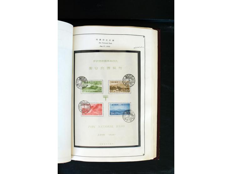1872/1958, gestempelte Sammlung mit u.a. Mi.-Nr. 129, 144-47, 217 KLB, 428A KLB, Bl.1, 5, 6, 9, 17, 28, 32, 38 etc., dazu Pos