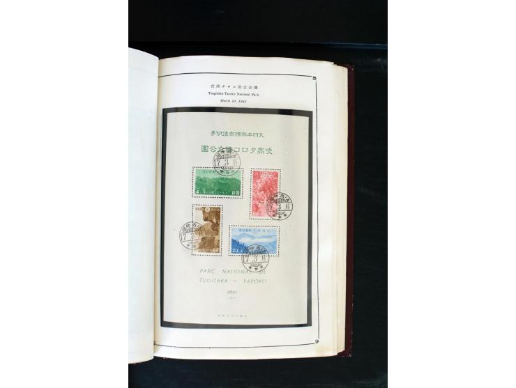 1872/1958, gestempelte Sammlung mit u.a. Mi.-Nr. 129, 144-47, 217 KLB, 428A KLB, Bl.1, 5, 6, 9, 17, 28, 32, 38 etc., dazu Pos