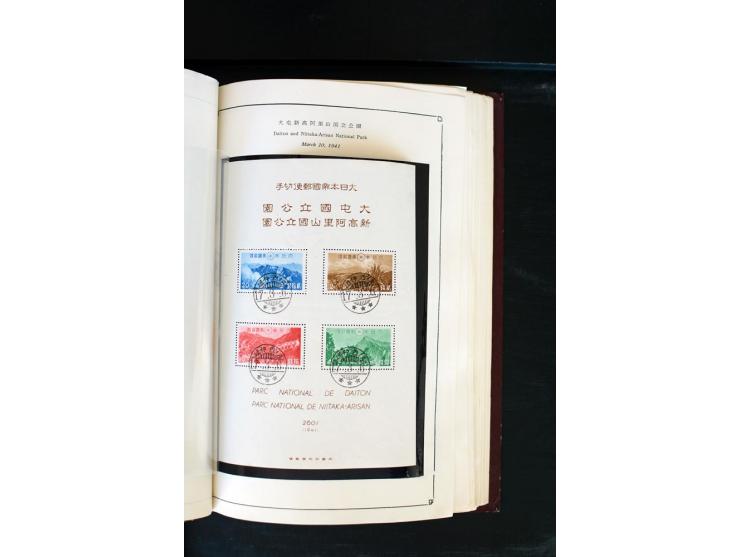 1872/1958, gestempelte Sammlung mit u.a. Mi.-Nr. 129, 144-47, 217 KLB, 428A KLB, Bl.1, 5, 6, 9, 17, 28, 32, 38 etc., dazu Pos