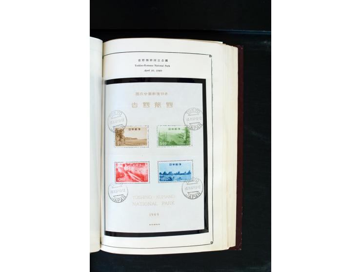 1872/1958, gestempelte Sammlung mit u.a. Mi.-Nr. 129, 144-47, 217 KLB, 428A KLB, Bl.1, 5, 6, 9, 17, 28, 32, 38 etc., dazu Pos
