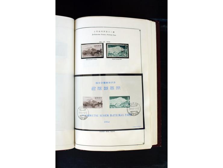 1872/1958, gestempelte Sammlung mit u.a. Mi.-Nr. 129, 144-47, 217 KLB, 428A KLB, Bl.1, 5, 6, 9, 17, 28, 32, 38 etc., dazu Pos