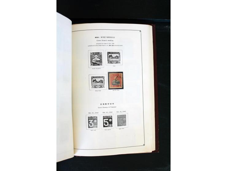 1872/1958, gestempelte Sammlung mit u.a. Mi.-Nr. 129, 144-47, 217 KLB, 428A KLB, Bl.1, 5, 6, 9, 17, 28, 32, 38 etc., dazu Pos