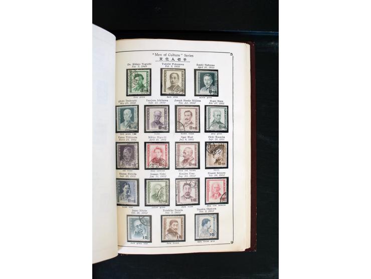 1872/1958, gestempelte Sammlung mit u.a. Mi.-Nr. 129, 144-47, 217 KLB, 428A KLB, Bl.1, 5, 6, 9, 17, 28, 32, 38 etc., dazu Pos