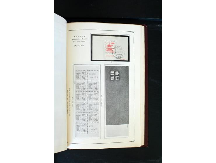 1872/1958, gestempelte Sammlung mit u.a. Mi.-Nr. 129, 144-47, 217 KLB, 428A KLB, Bl.1, 5, 6, 9, 17, 28, 32, 38 etc., dazu Pos