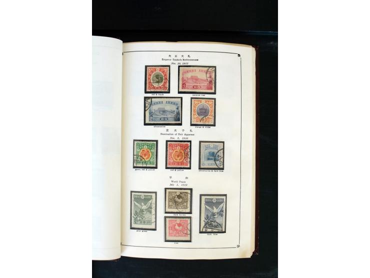 1872/1958, gestempelte Sammlung mit u.a. Mi.-Nr. 129, 144-47, 217 KLB, 428A KLB, Bl.1, 5, 6, 9, 17, 28, 32, 38 etc., dazu Pos