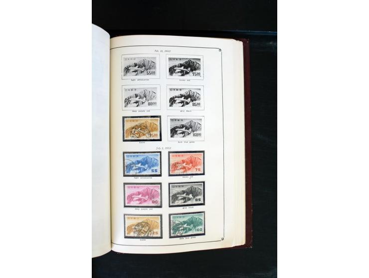 1872/1958, gestempelte Sammlung mit u.a. Mi.-Nr. 129, 144-47, 217 KLB, 428A KLB, Bl.1, 5, 6, 9, 17, 28, 32, 38 etc., dazu Pos
