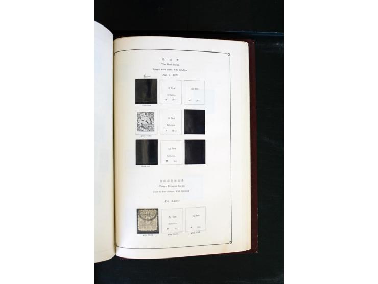1872/1958, gestempelte Sammlung mit u.a. Mi.-Nr. 129, 144-47, 217 KLB, 428A KLB, Bl.1, 5, 6, 9, 17, 28, 32, 38 etc., dazu Pos