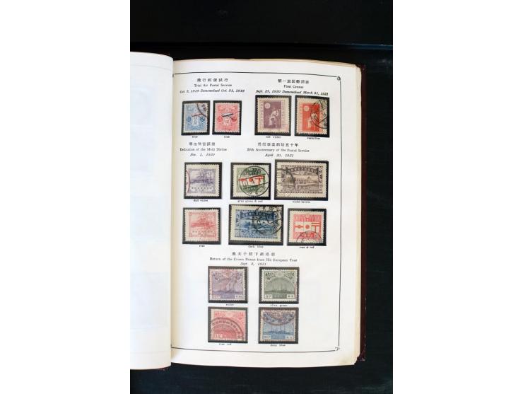 1872/1958, gestempelte Sammlung mit u.a. Mi.-Nr. 129, 144-47, 217 KLB, 428A KLB, Bl.1, 5, 6, 9, 17, 28, 32, 38 etc., dazu Pos