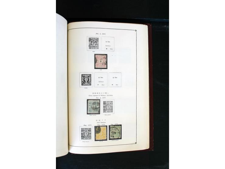 1872/1958, gestempelte Sammlung mit u.a. Mi.-Nr. 129, 144-47, 217 KLB, 428A KLB, Bl.1, 5, 6, 9, 17, 28, 32, 38 etc., dazu Pos