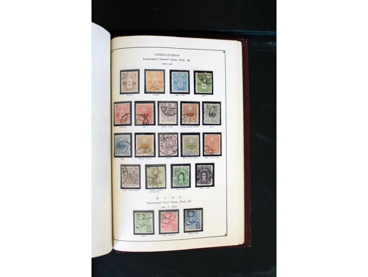 1872/1958, gestempelte Sammlung mit u.a. Mi.-Nr. 129, 144-47, 217 KLB, 428A KLB, Bl.1, 5, 6, 9, 17, 28, 32, 38 etc., dazu Pos
