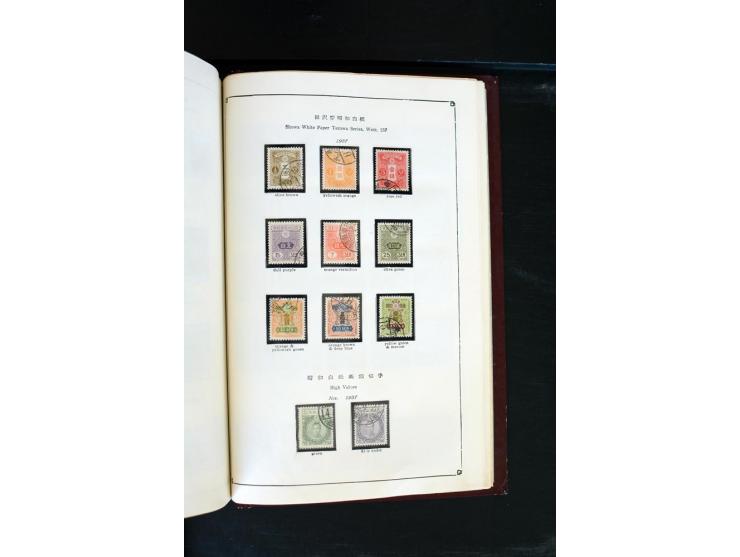 1872/1958, gestempelte Sammlung mit u.a. Mi.-Nr. 129, 144-47, 217 KLB, 428A KLB, Bl.1, 5, 6, 9, 17, 28, 32, 38 etc., dazu Pos