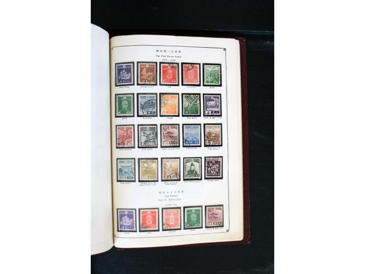 1872/1958, gestempelte Sammlung mit u.a. Mi.-Nr. 129, 144-47, 217 KLB, 428A KLB, Bl.1, 5, 6, 9, 17, 28, 32, 38 etc., dazu Pos