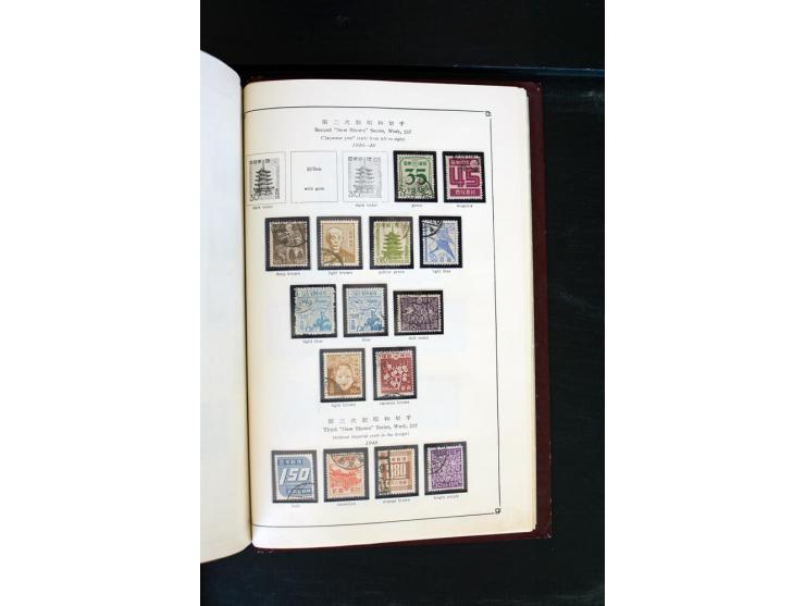 1872/1958, gestempelte Sammlung mit u.a. Mi.-Nr. 129, 144-47, 217 KLB, 428A KLB, Bl.1, 5, 6, 9, 17, 28, 32, 38 etc., dazu Pos