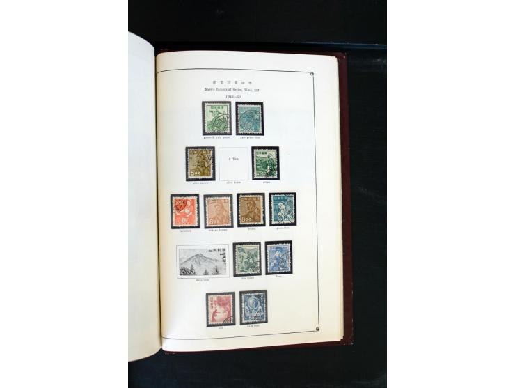 1872/1958, gestempelte Sammlung mit u.a. Mi.-Nr. 129, 144-47, 217 KLB, 428A KLB, Bl.1, 5, 6, 9, 17, 28, 32, 38 etc., dazu Pos